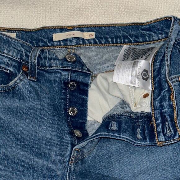 Levi’s High Waisted Wedgie Jeans | Sz 26 - Picture 3 of 4